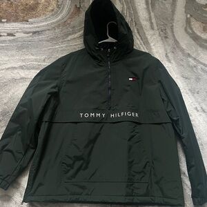 Tommy Hilfiger Men's Dark Green Windbreaker